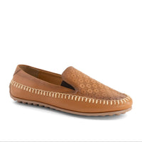 Andrea Women's Leather Flat Loafer in honey - women's flats