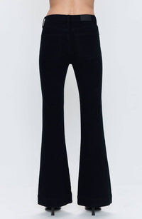 PISTOLA Kinsley Flare Jeans in noir - women's jeans - alternate view