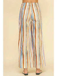 Pinch - Stripe Wide Leg Pants