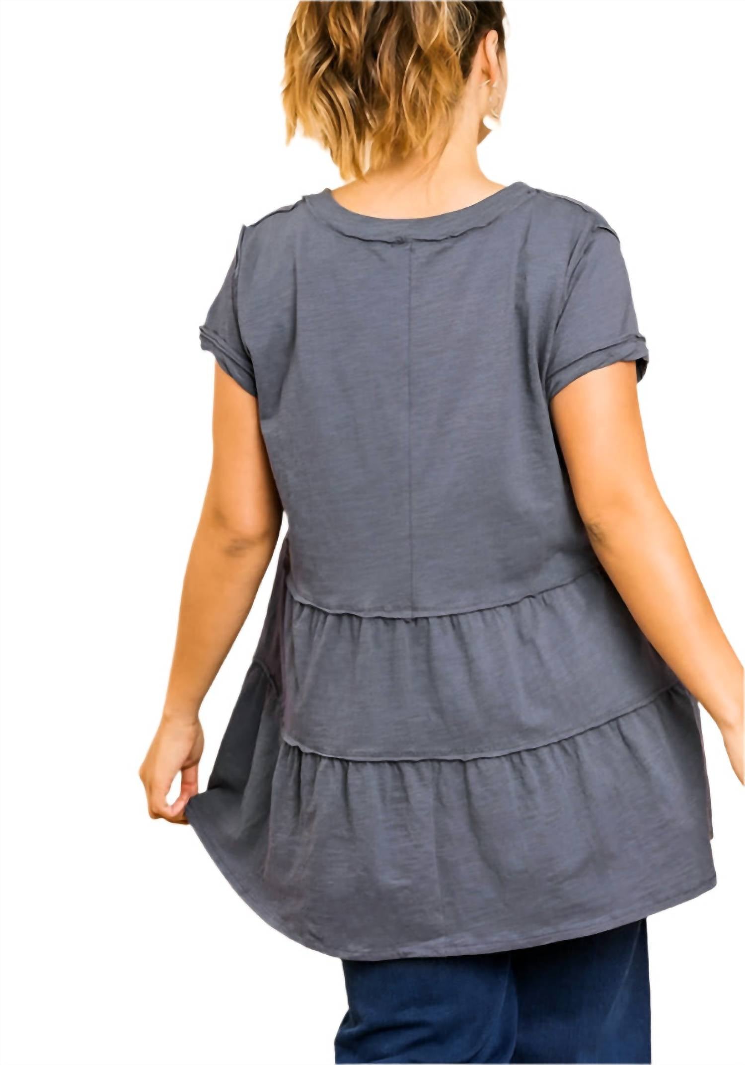 Umgee - Tiered Ruffle Tunic