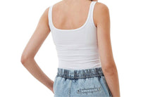 Ambar - Square Neck Slim Fit Tank Top