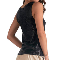 Elan - Shine On Sleeveless Sweater
