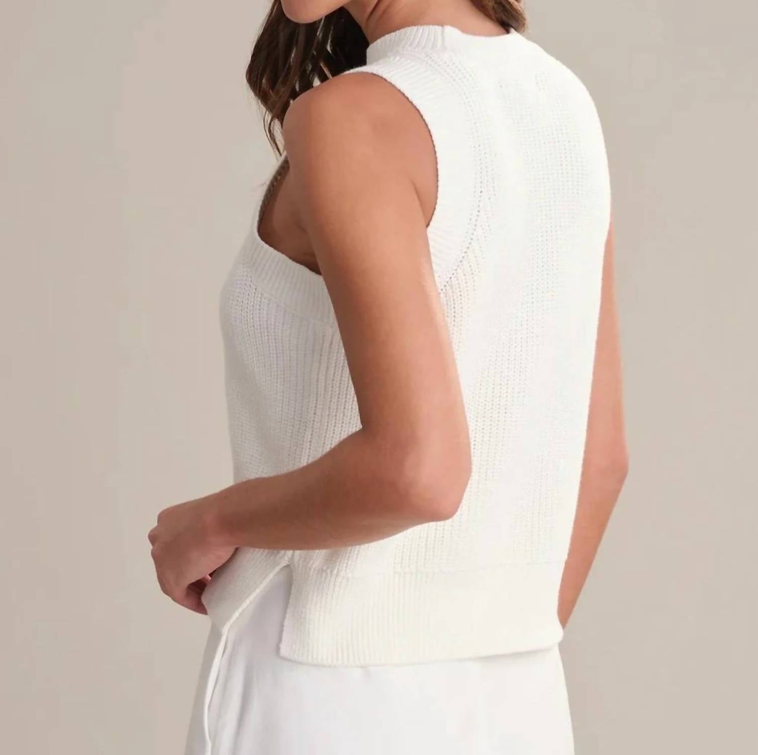 525 America - DEMI HIGH CREW NECK TANK