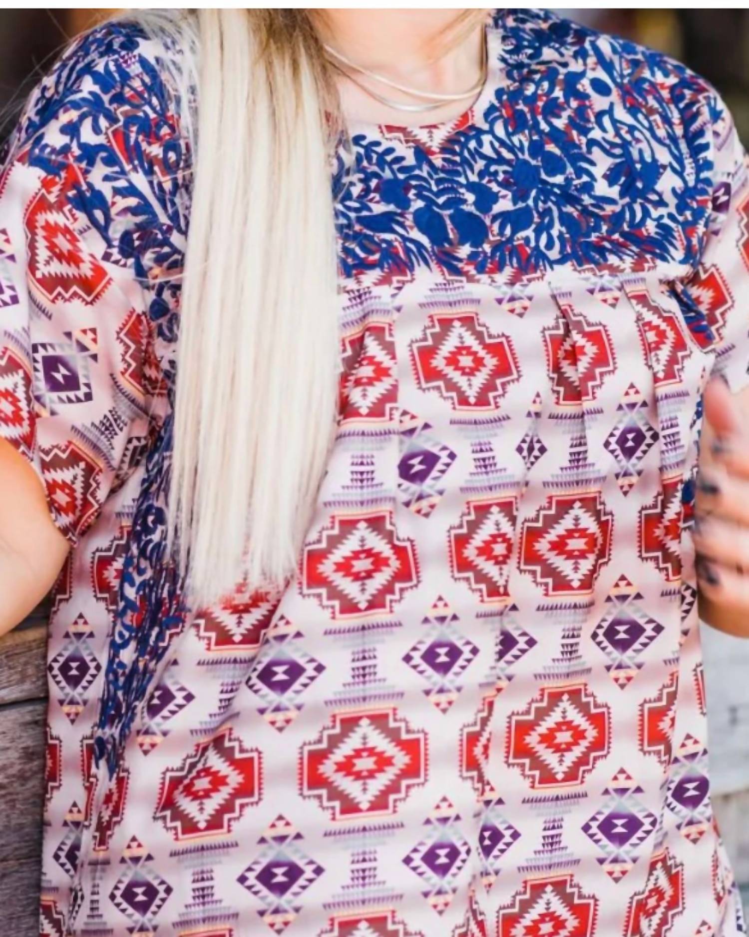 Layerz Clothing - Phoenix Patterned Top
