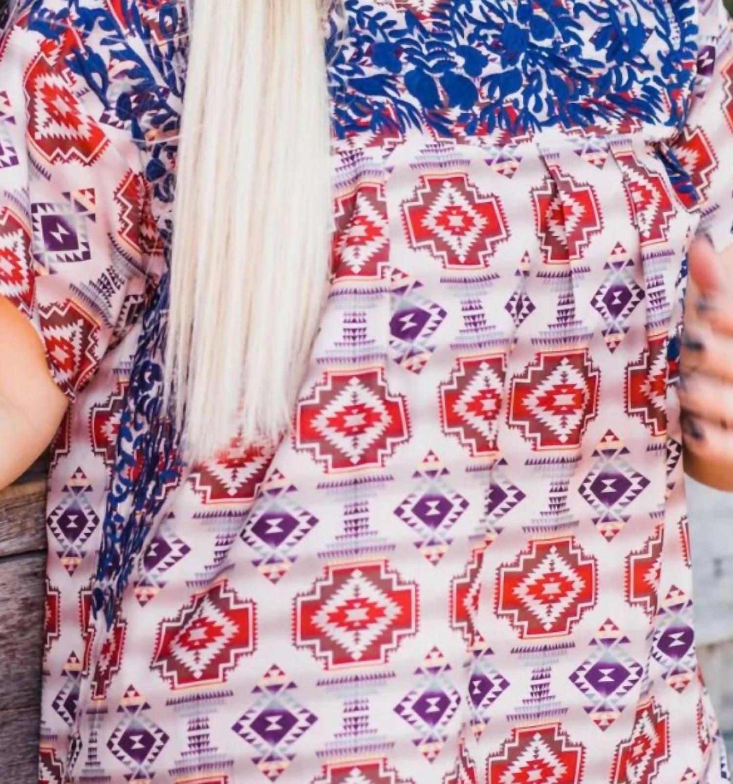 Layerz Clothing - Phoenix Patterned Top