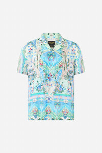 Camilla - Short Sleeve Camp Collared Shirt
