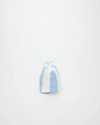 VEE Collective Women's Porter Clutch Bag in cerulean marshmallow stripes - women's bag - detail view