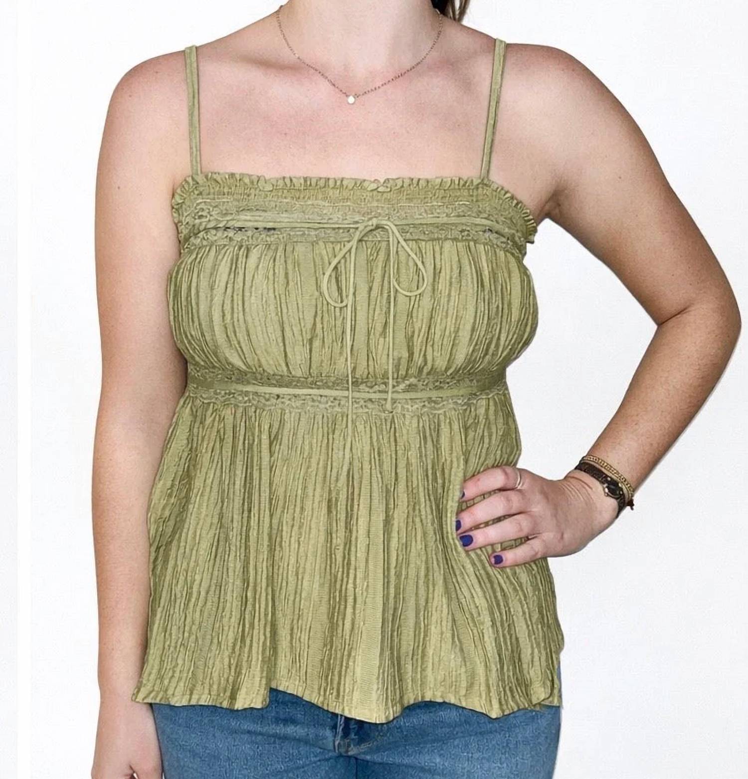 Bila77 - Cast My Cares Spaghetti Strap Top