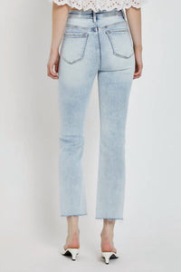 Risen - High Rise Ankle Straight Jeans