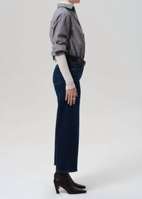 Citizens of Humanity Lyra Wide Leg Crop Jeans in dakota - women's jeans - alternate view
