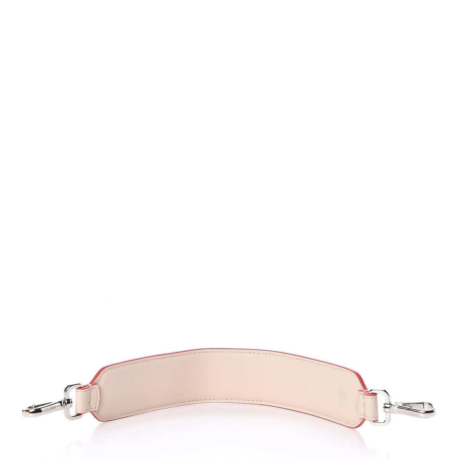 Fendi Women's Camelia "fun" Studded Mini Leather Handbag Strap in beige - women's item - alternate view
