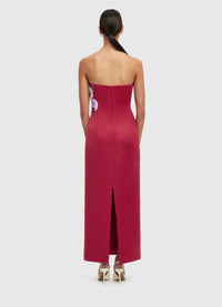 Leo Lin - Rayna Applique Floral Maxi Dress