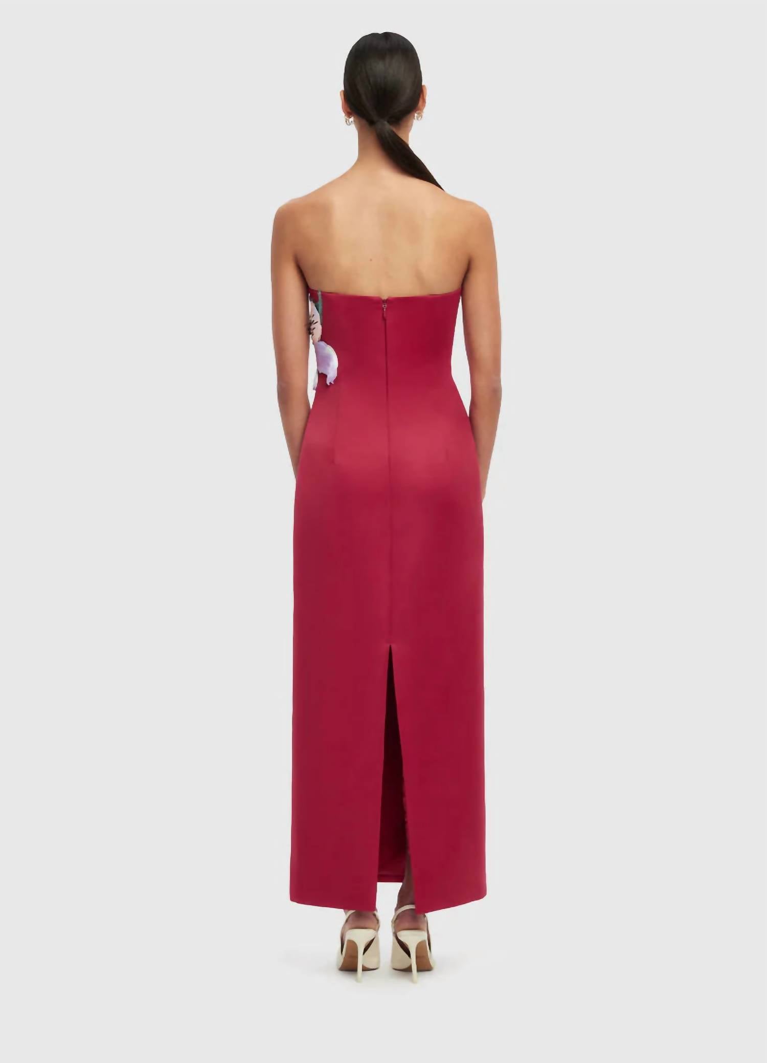 Leo Lin - Rayna Applique Floral Maxi Dress