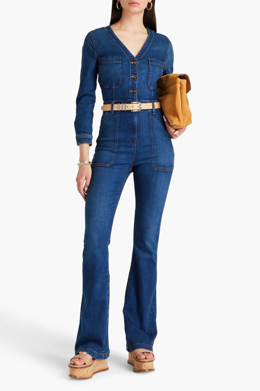 Veronica Beard - Savanna Flared Jumpsuit