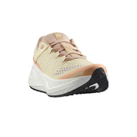 SALOMON Women's Aero Glide 3 Grvl Running Shoes in shortbread white fusion coral - women's shoe - alternate view