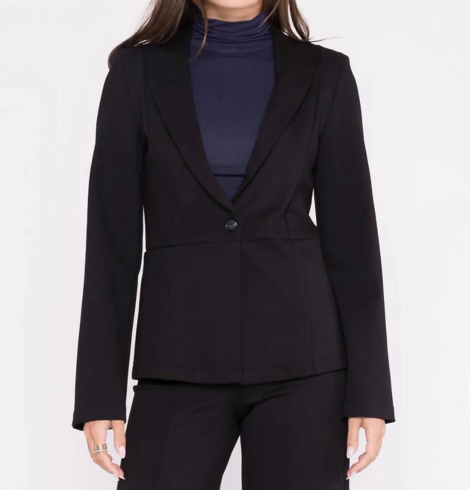 Ripley Rader - Ponte Knit Fitted Blazer
