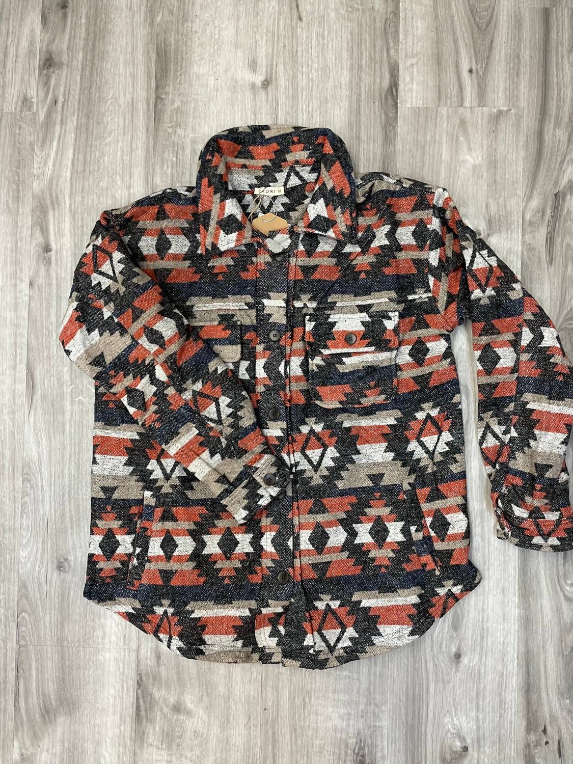 Kori - Men's Flannel Button Down Shacket