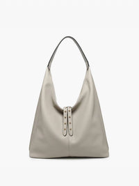 Jen & Co. Women's Tori Slouchy Hobo Bag in light grey - women's bag