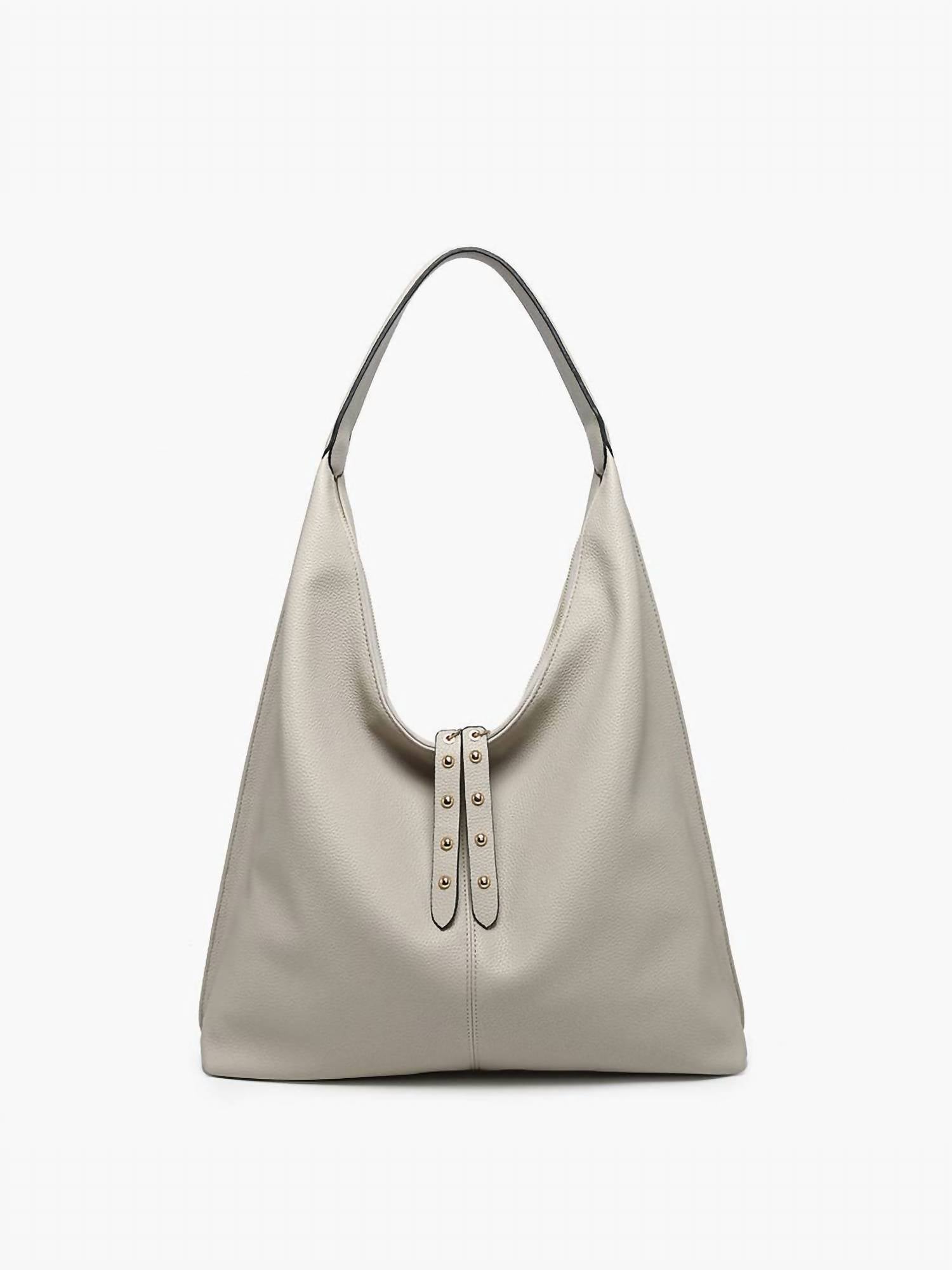 Jen & Co. Women's Tori Slouchy Hobo Bag in light grey - women's bag