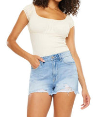 Kancan - Ivanna Ultra High Rise Mom Shorts