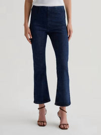 AG Jeans Farrah Boot Crop Jeans in hyacinth 1 - women's jeans
