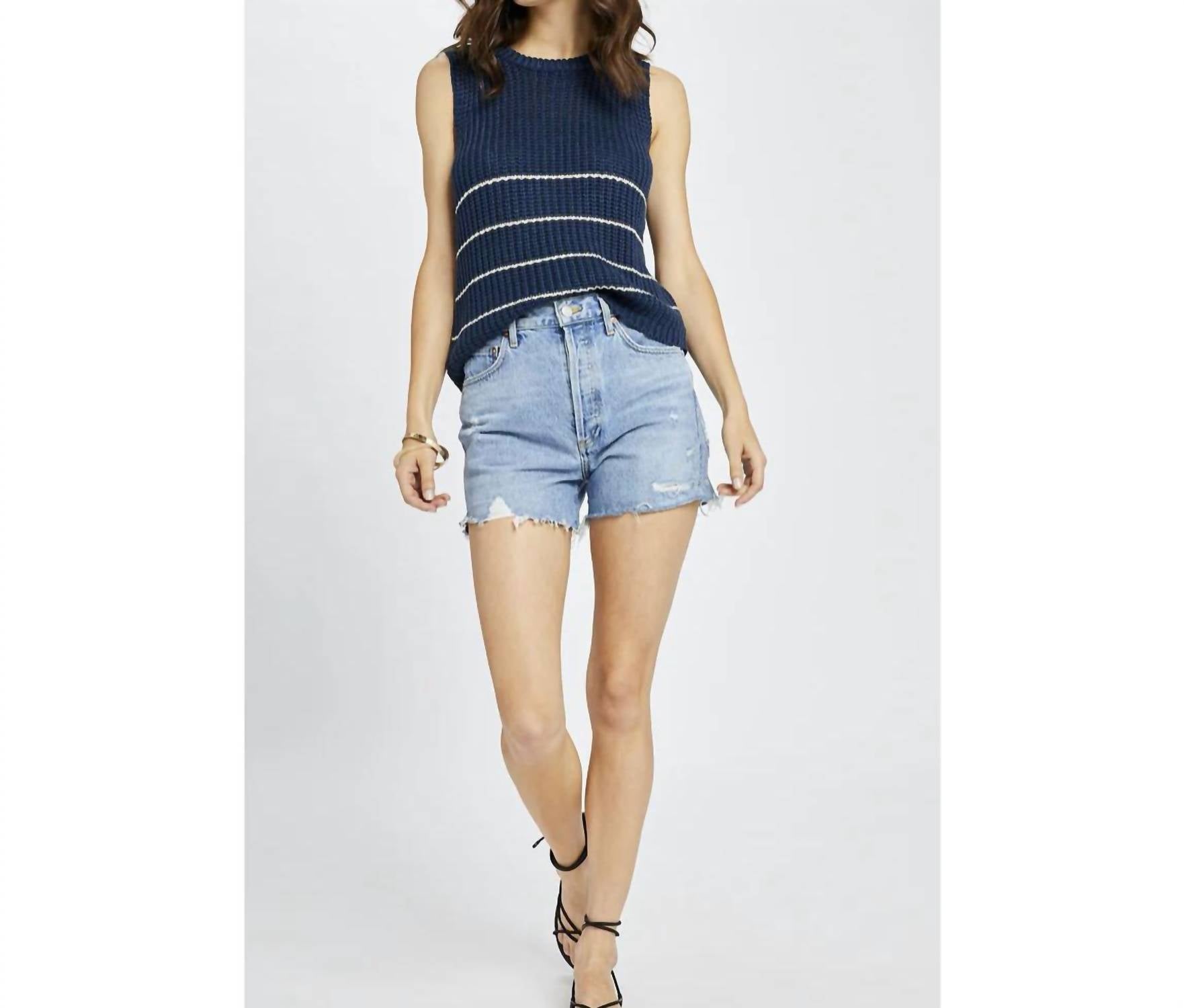 Gentle Fawn Dunbar Sweater Tank in blue - women's tank top