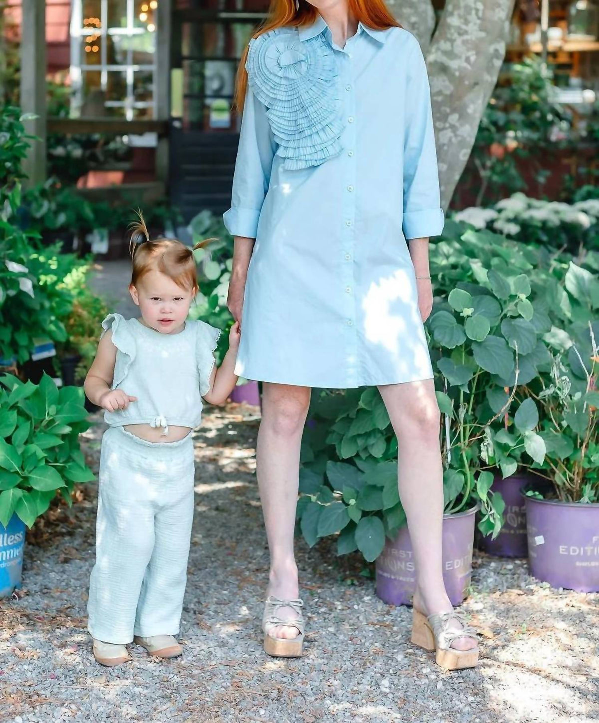 Cappuccini - Rose Shoulder Dress