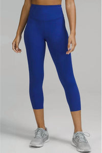 lululemon Base Pace High-Rise Running Tights - 25" in symphony blue - women's pants - detail view