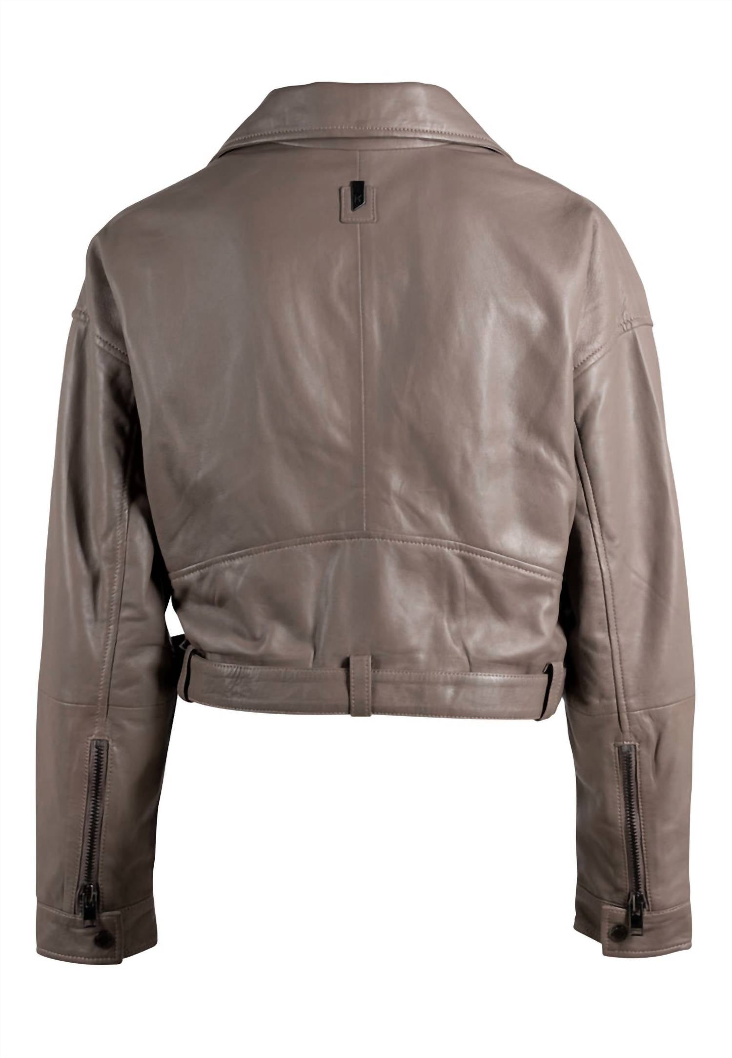 Mauritius - Vercy Oversized Leather Jacket