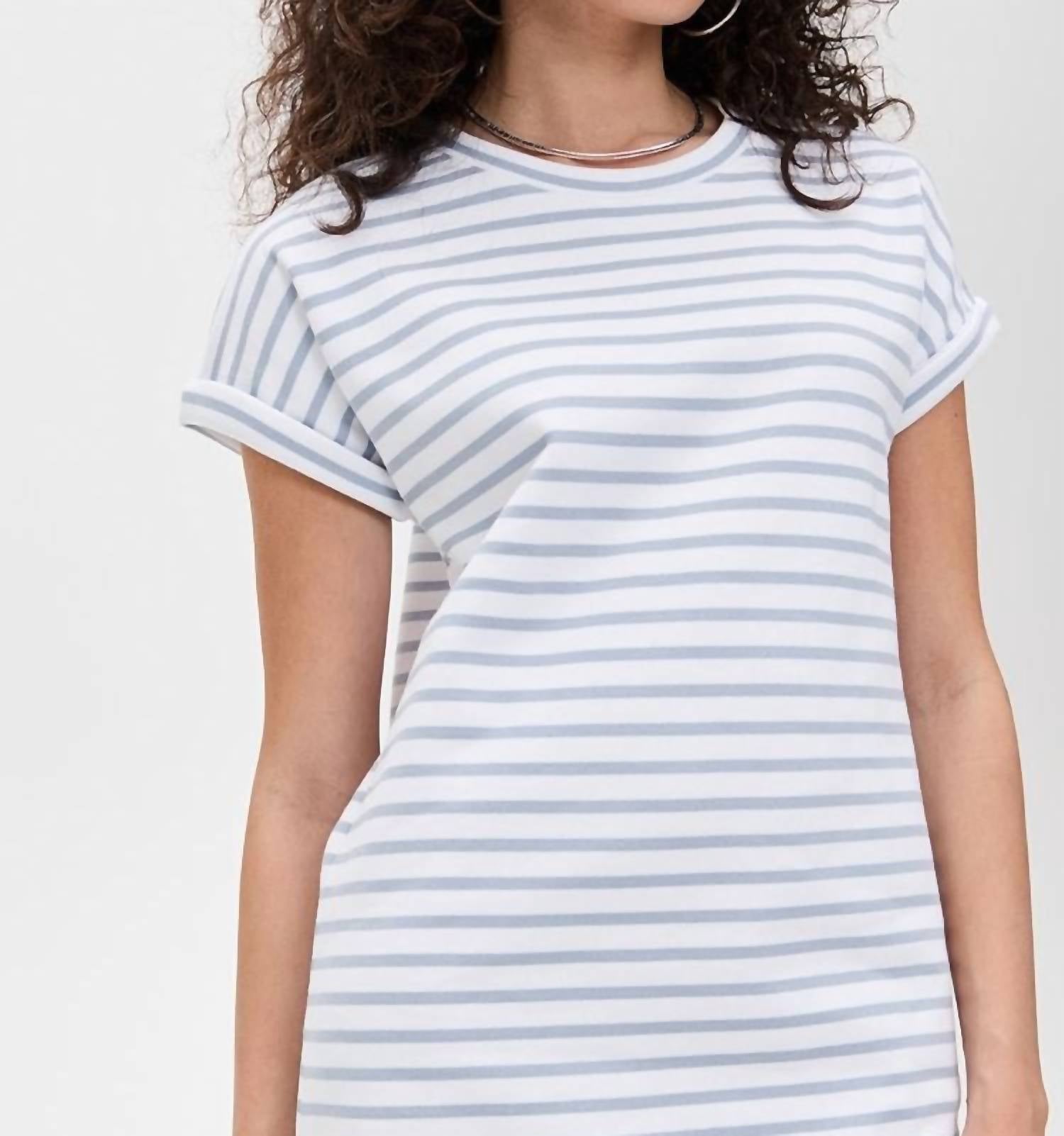 Splendid - Cassie Terry Stripe Mini Dress