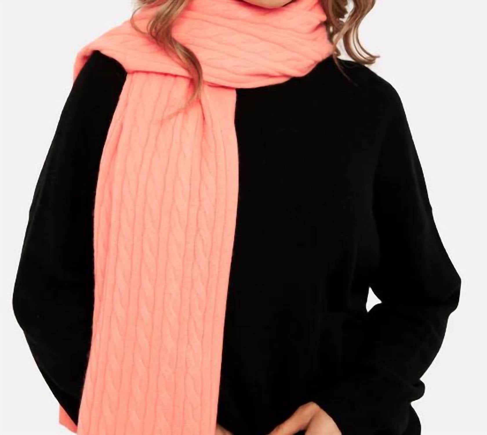 Brodie Cashmere - Women's Cable Scarf