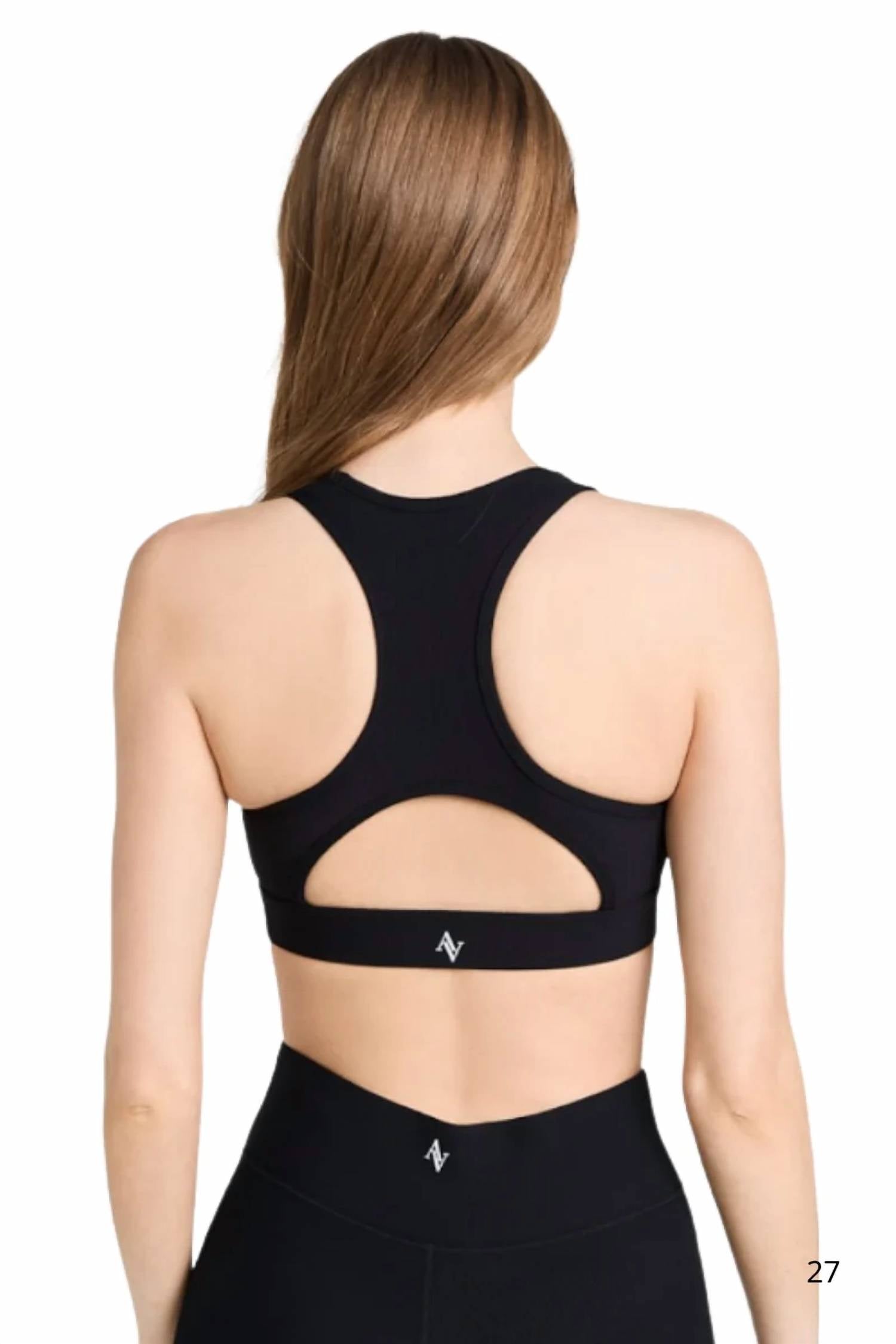 Bandier - Rib Front Row Bra