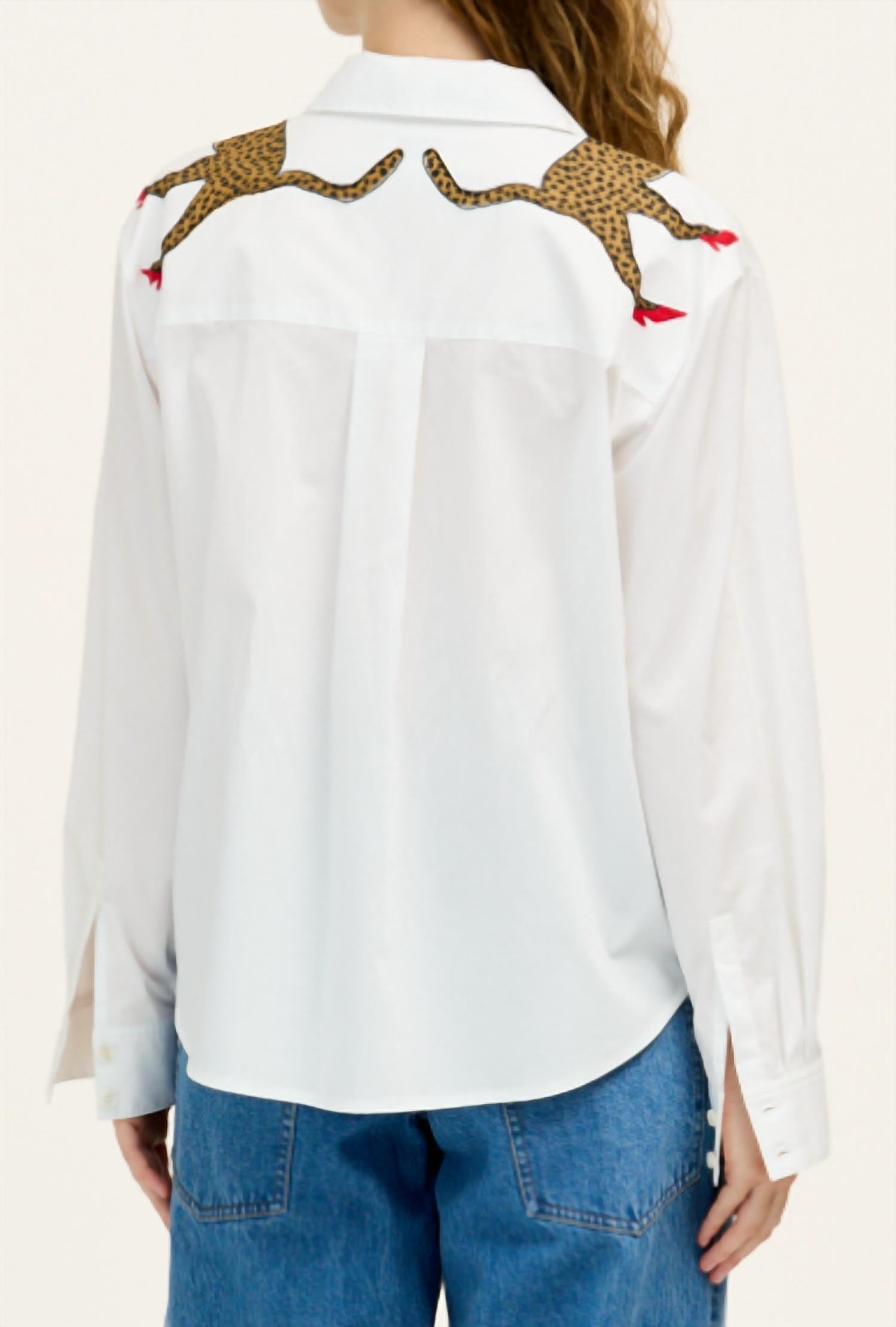 Tanya Taylor - Margaux Cheetah Button-front Cotton Shirt