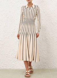 Zimmermann - Rebellion Striped Polo Top