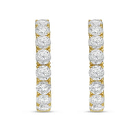 Diana M Jewels - Women's Round Lab-grown Diamond Stud Earrings (10.45 Tcw) - Signature