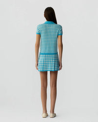 Guest In Residence - Gingham Shrunken Polo