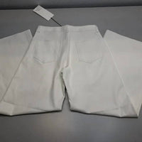 Stouls Lilou Lamb Leather Wide Leg Pants in white - women's pants - view 4
