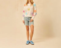 John + Jenn - Women's Helix Spring Sweater Top