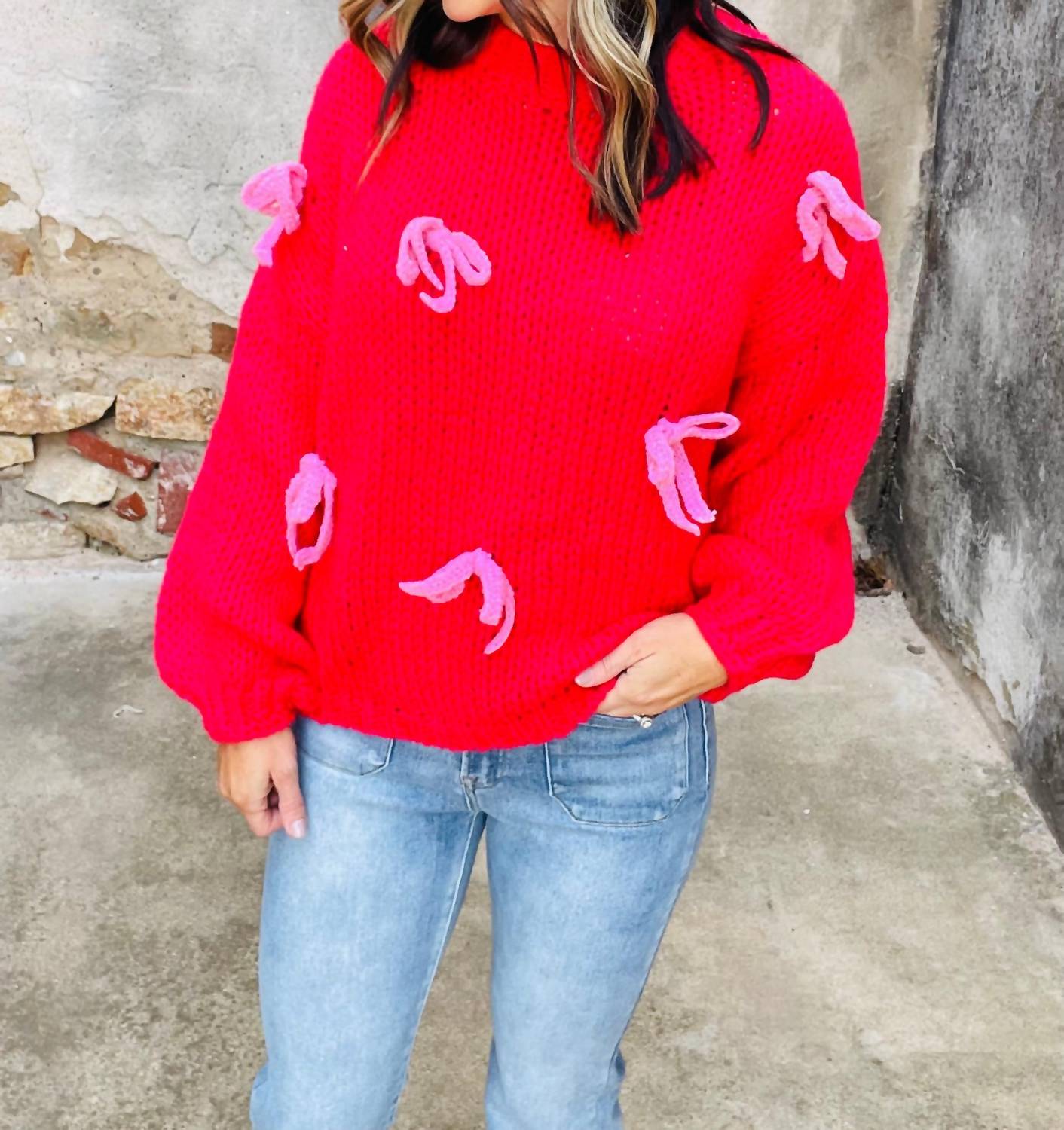 Lumiere - Ribbon Crochet Sweater