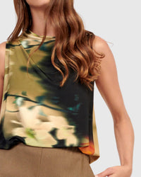 ALEMBIKA Spritz Sleeveless Top in floral - women's tank top - view 4
