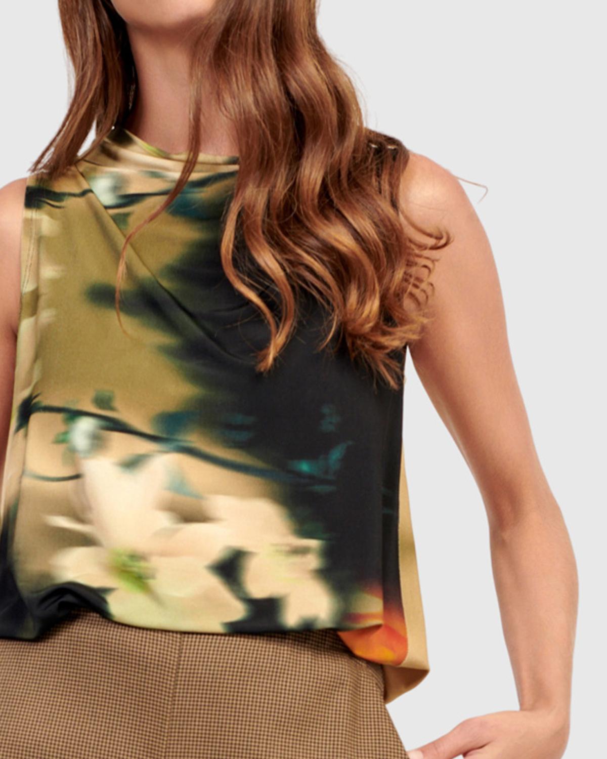 ALEMBIKA Spritz Sleeveless Top in floral - women's tank top - view 4