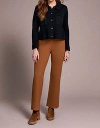 Tribal - Double Knit Collar Sweater Cardigan