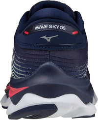 MIZUNO Women's Wave Sky 5 Running Shoes in navyblue pink 1 - women's shoe - view 4