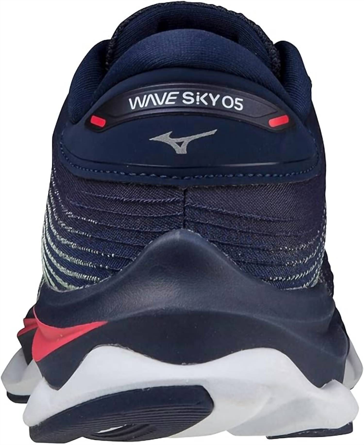 MIZUNO Women's Wave Sky 5 Running Shoes in navyblue pink 1 - women's shoe - view 4