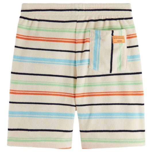 Scotch & Soda - Women's Towelling Striped Sweatshorts