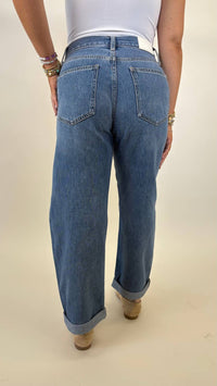 PISTOLA Donny Rolled Hem Boyfriend Jeans in heartfelt - women's jeans - alternate view