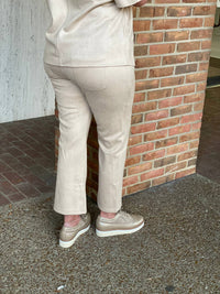 Boho Chic - Crop Bootcut Pants