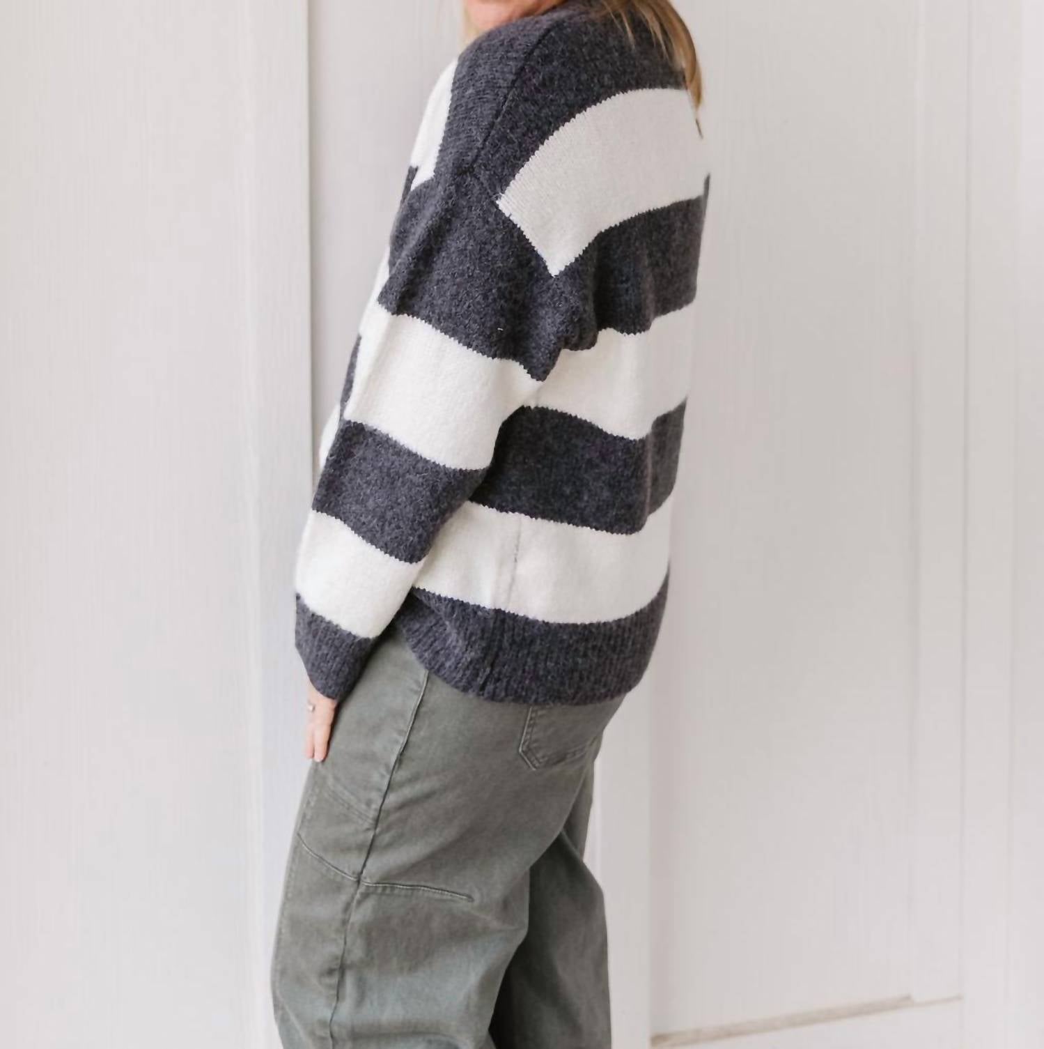 Bibi - Lindsay Striped Sweater
