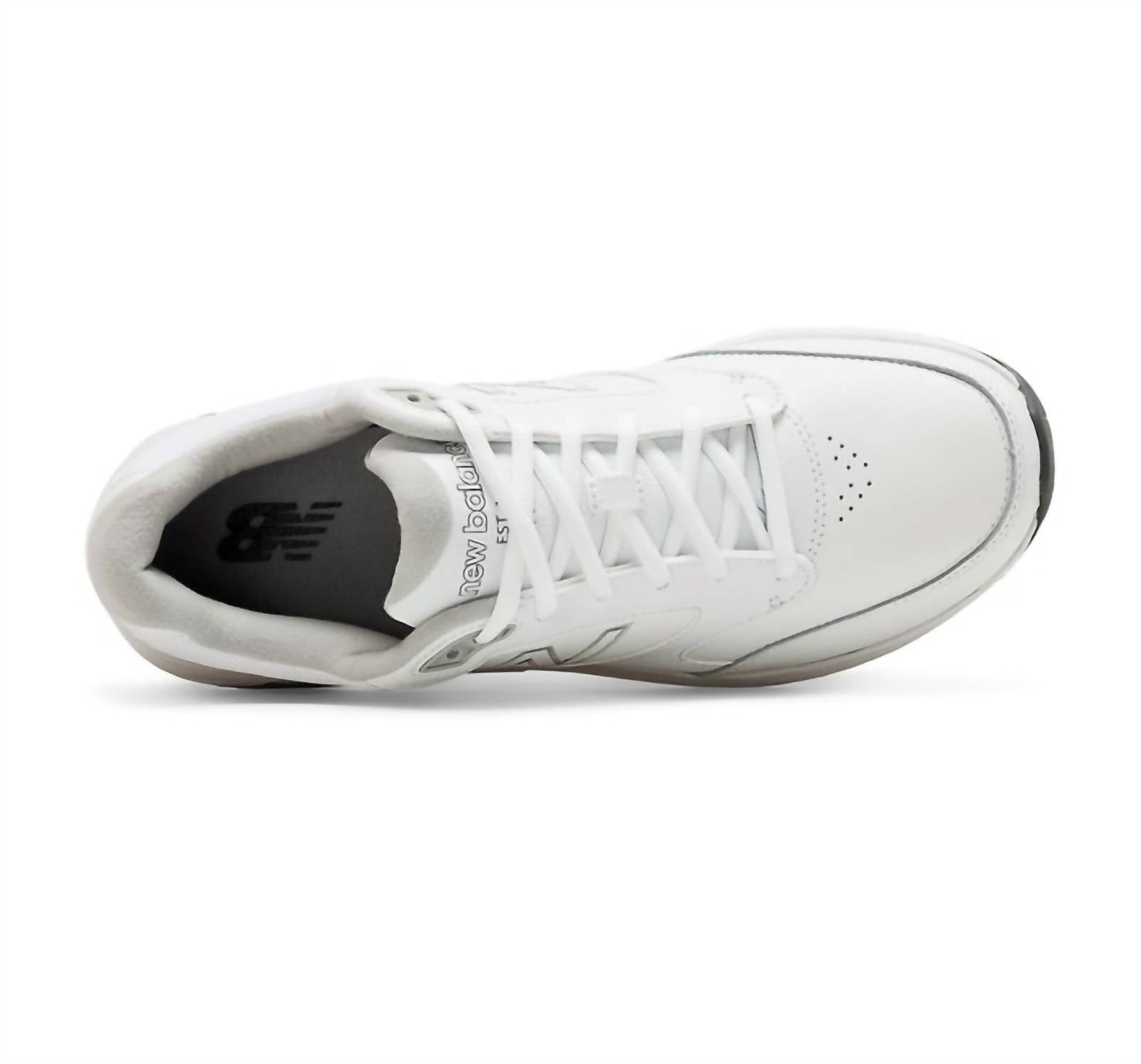 New Balance Men's Walking Shoe in white - men's sneaker - detail view