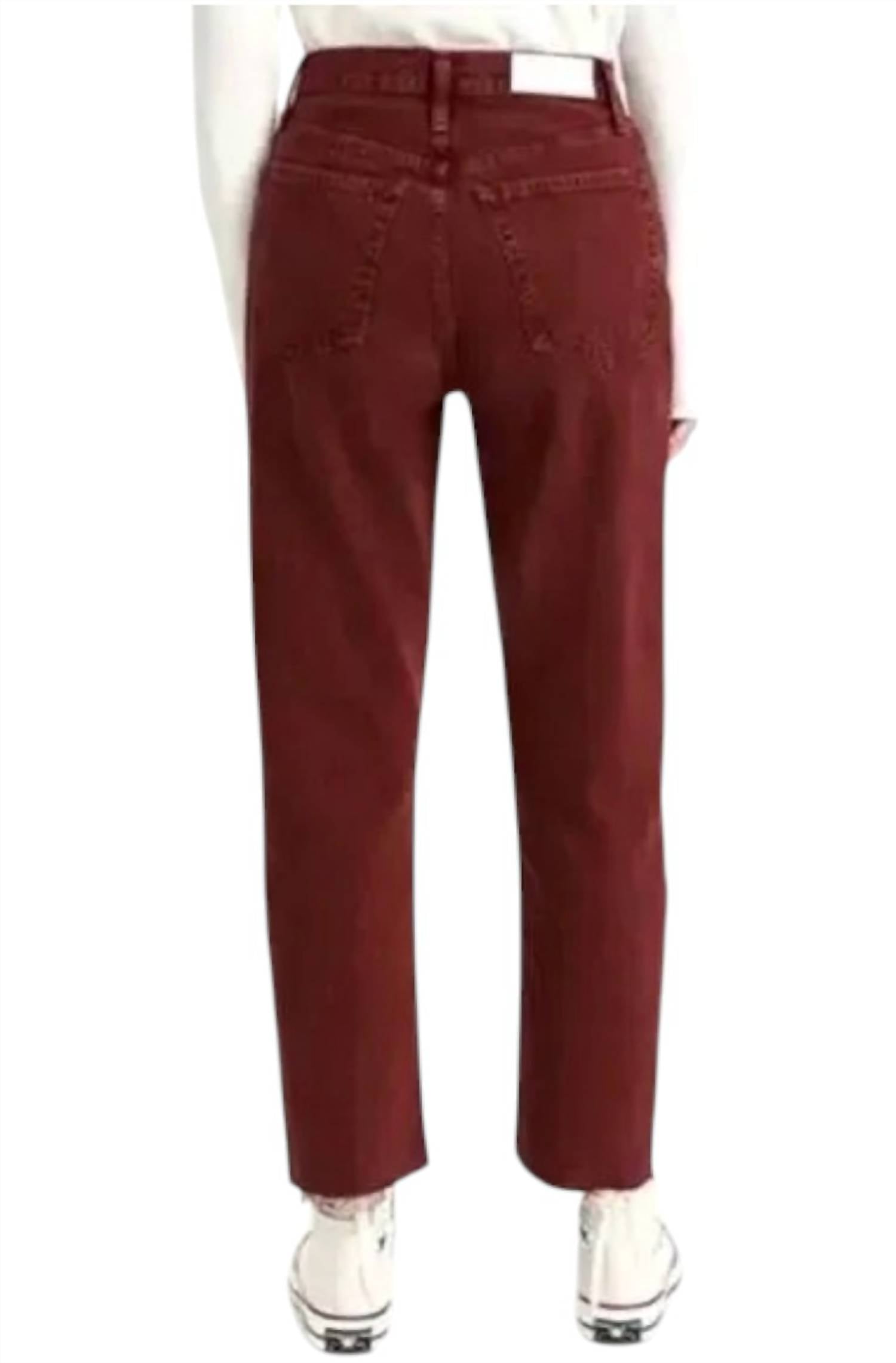 Re/Done - 70s Stove Pipe High-rise Stretch Crop Jeans